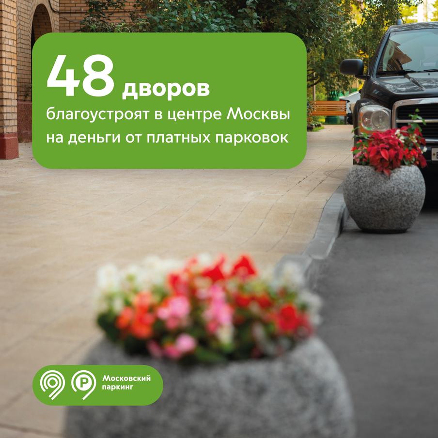 Максим Ликсутов: районы ЦАО поделились планами благоустройства 48 дворов на средства от платных парковок. Со слов заместителя мэра Москвы в правительстве Москвы по вопросам транспорта и промышленности Максима Ликсутова, все средства, поступающие от оплаты уличных парковок, ежегодно направляют на развитие и улучшение городской среды