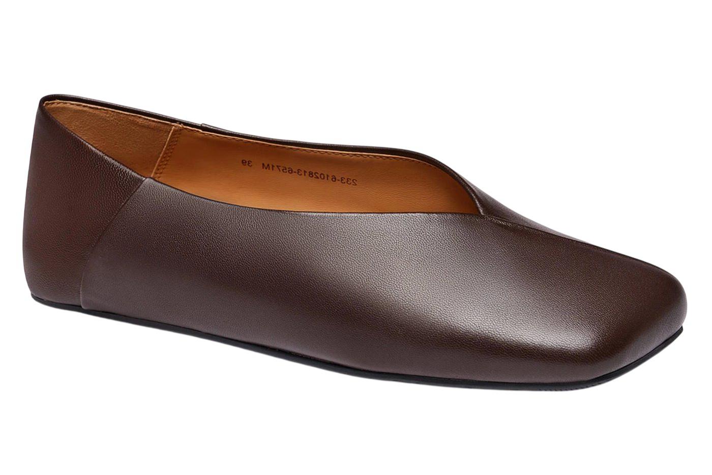 Балетки с квадратным мысом Mascotte (9490 ₽)