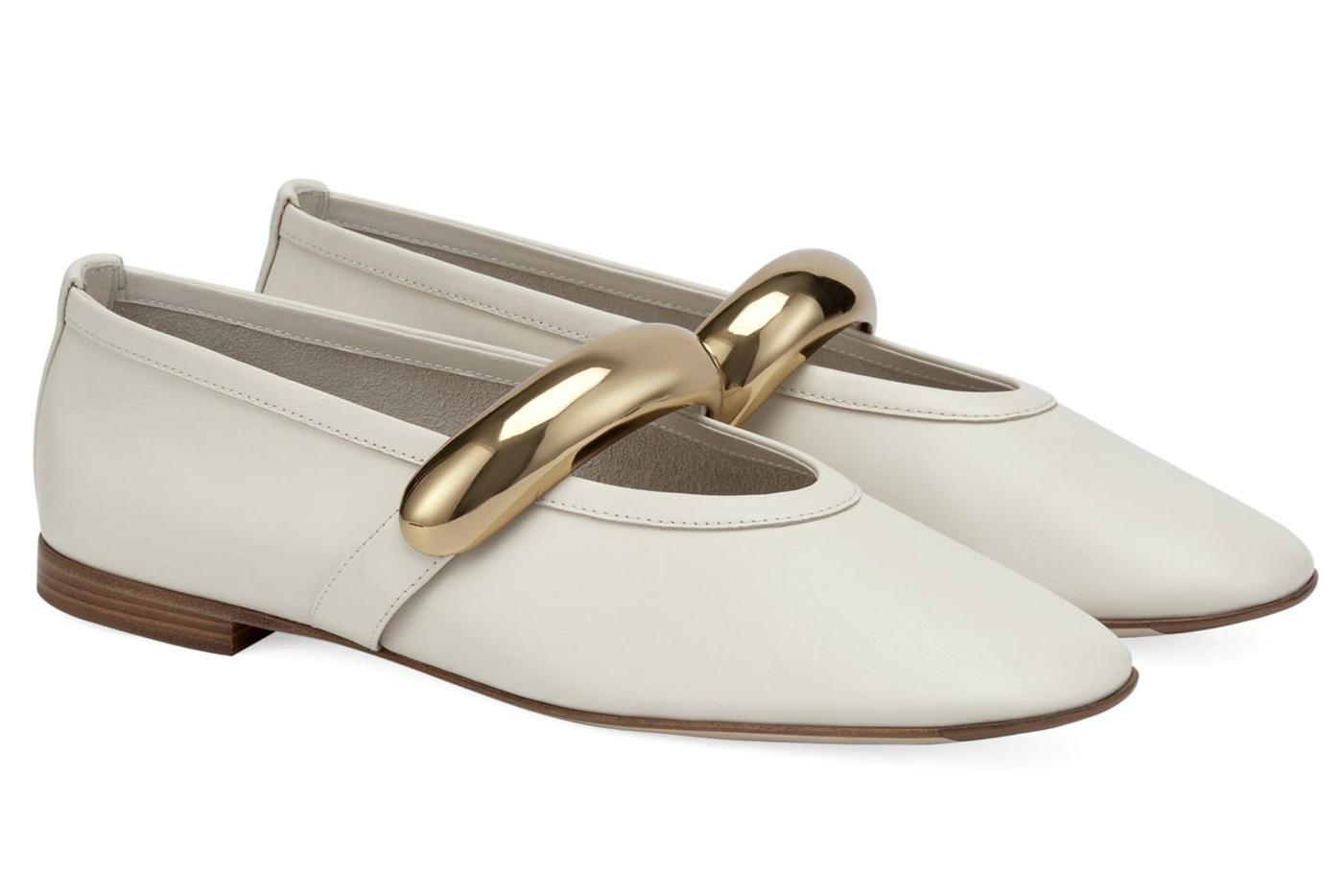 Балетки с металлической перемычкой Ekonika (24 990 ₽)