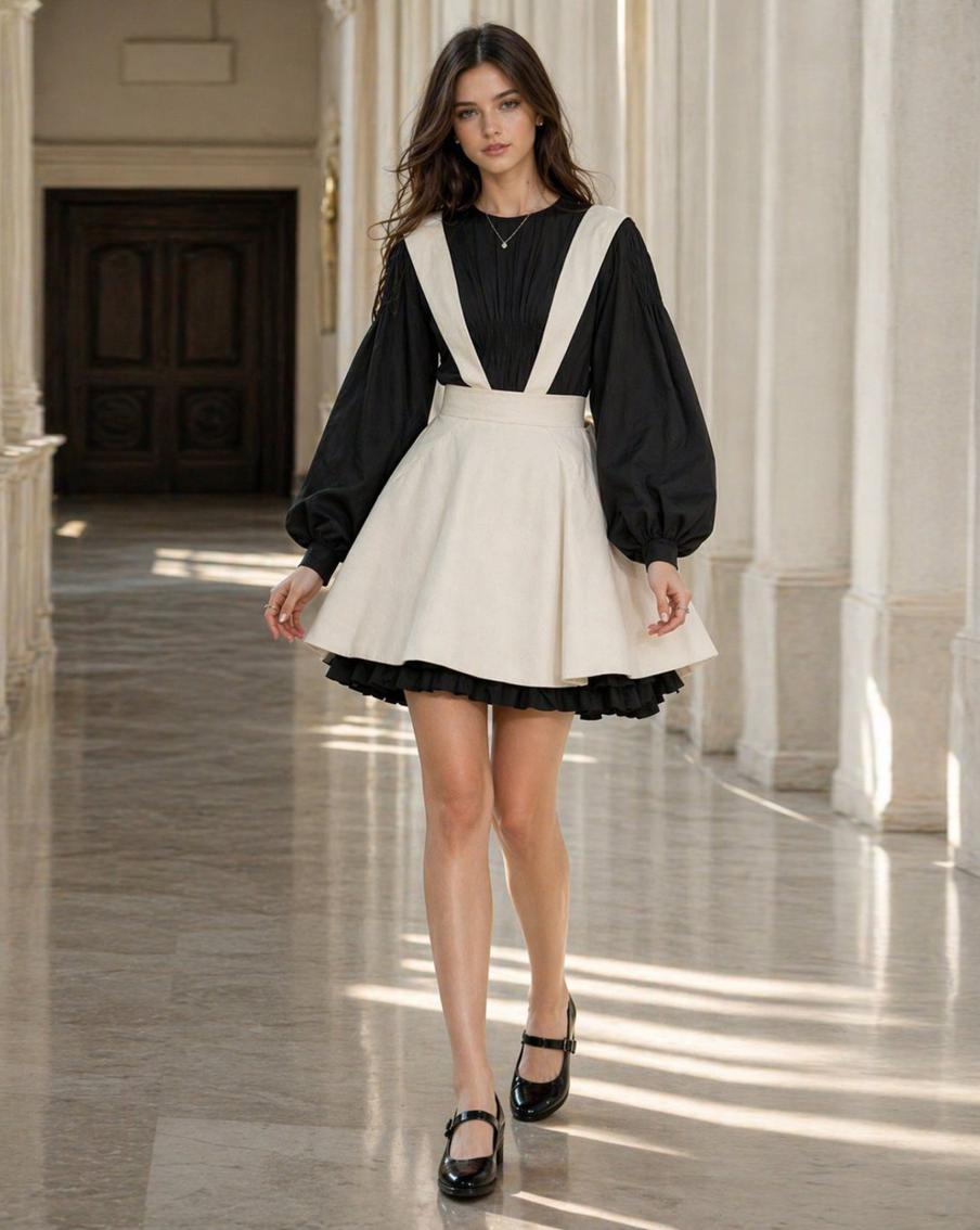 Обратите внимание на длину юбки и следите, чтобы аксессуары и украшения не спорили с образом, а дополняли его.