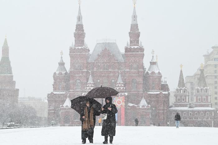 В столице выпало рекордное для апреля количество снега