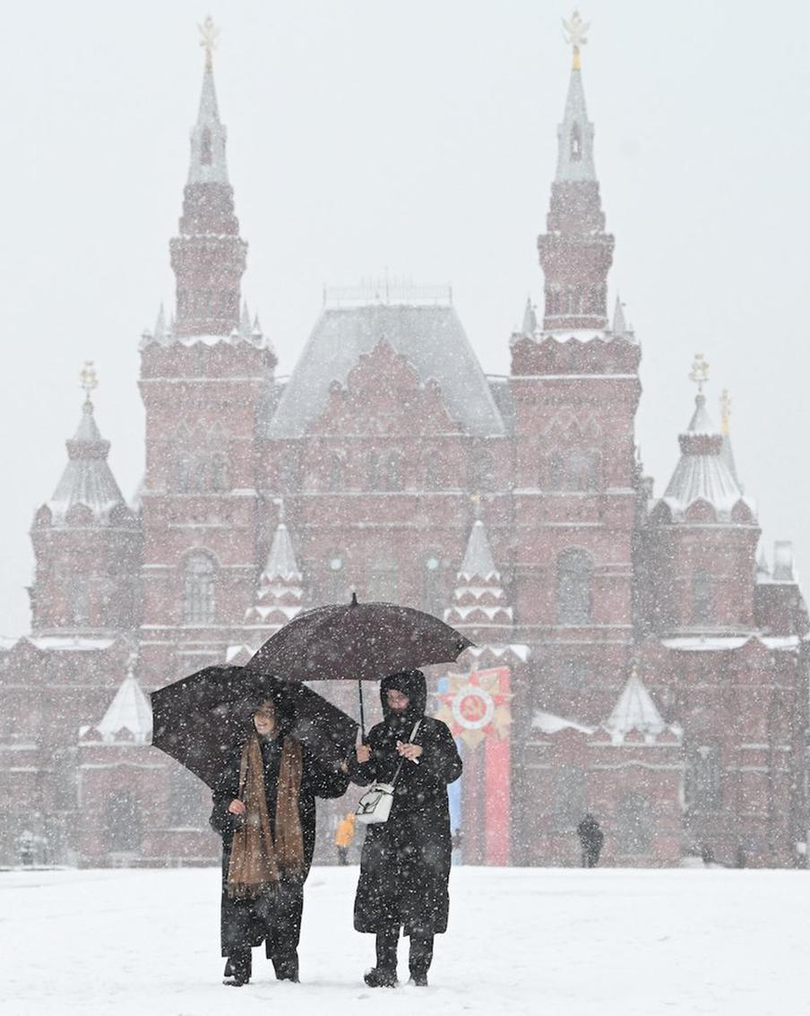 В столице выпало рекордное для апреля количество снега