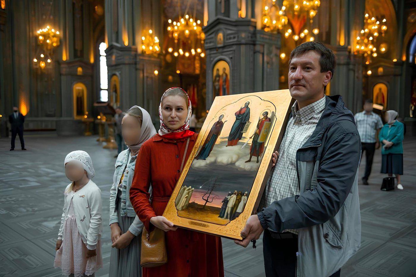 Художник из Припяти узрел чудо и написал чернобыльскую икону