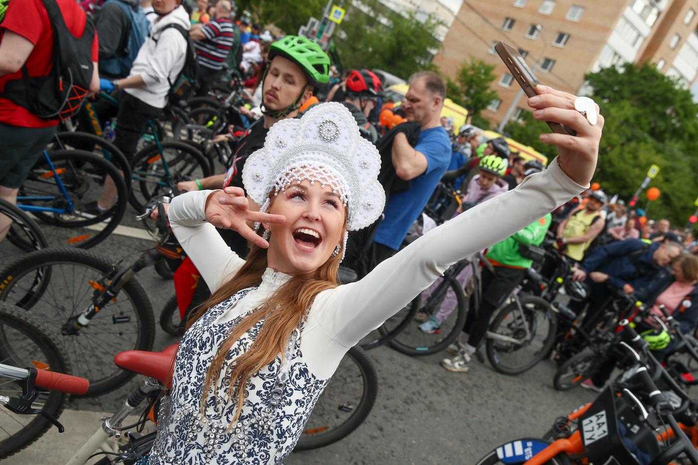 В Москве стартовал конкурс костюмов к Весеннему велофестивалю