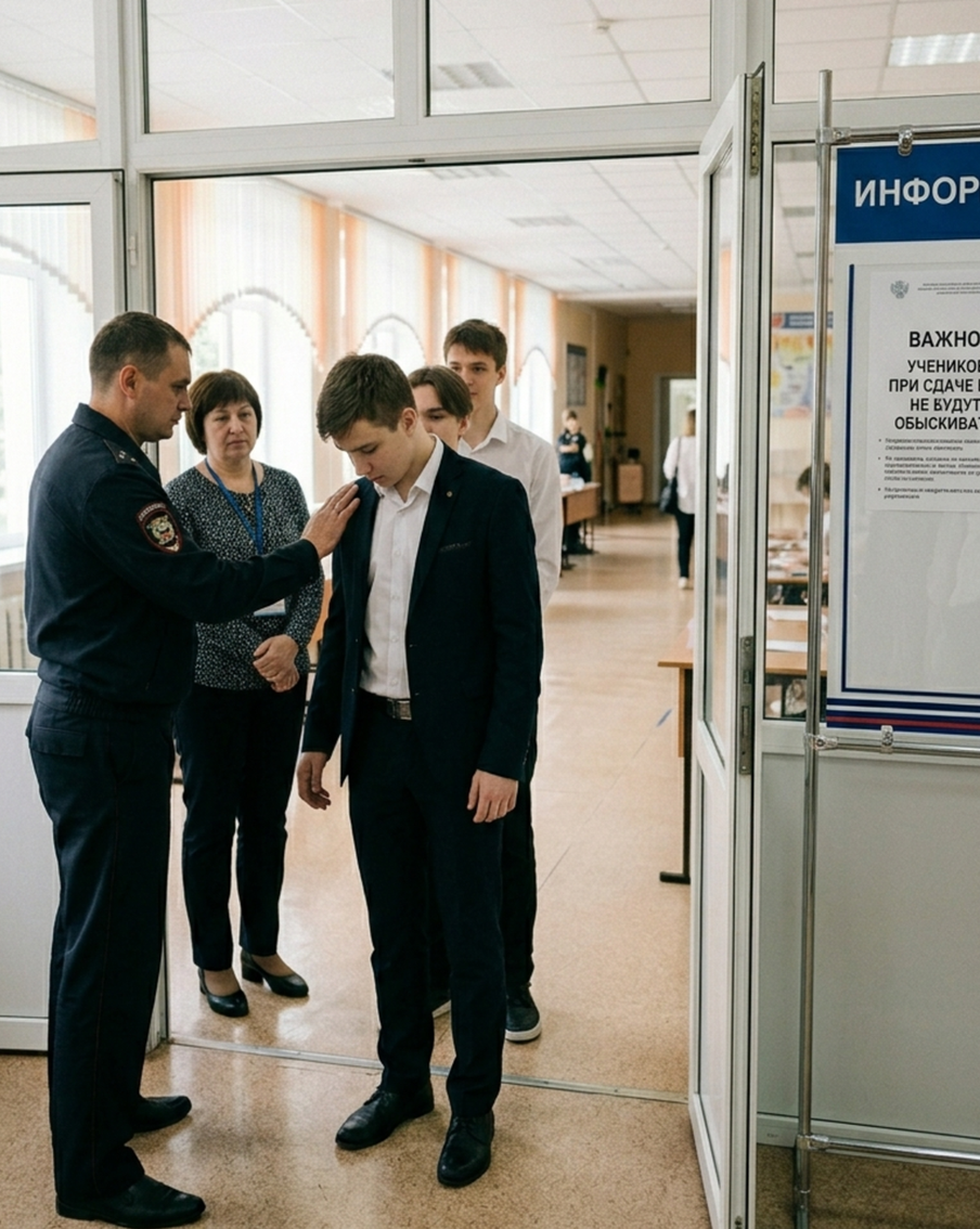 Рособрнадзор высказался против обысков учеников, сдающих ЕГЭ