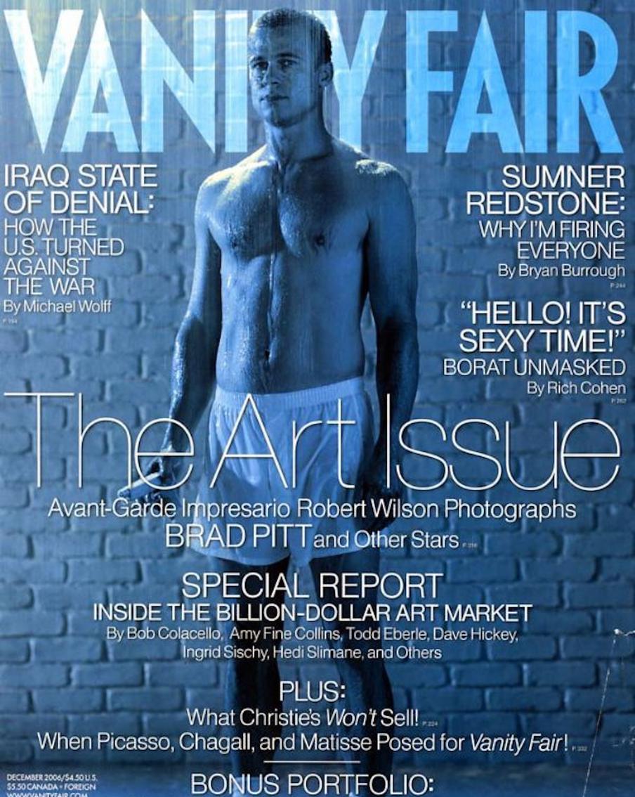 Брэд Питт на скандальной обложке Vanity Fair.