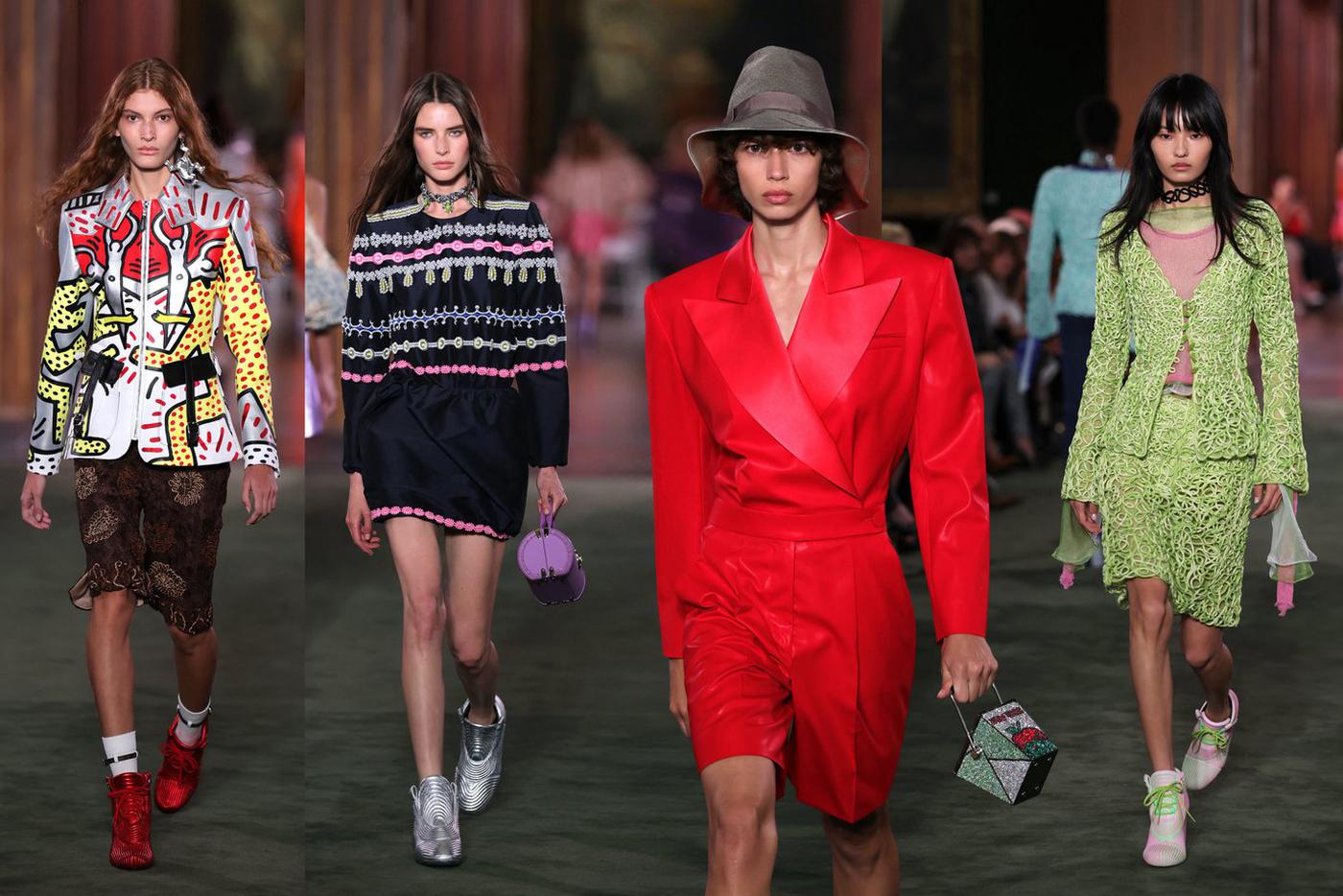 Модели на показе Louis Vuitton.
