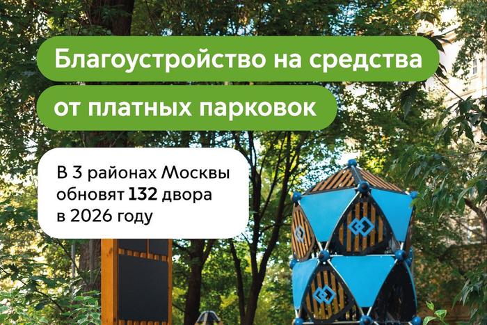 Максим Ликсутов: в трёх столичных районах обновят более 130 дворов на средства от платных парковок