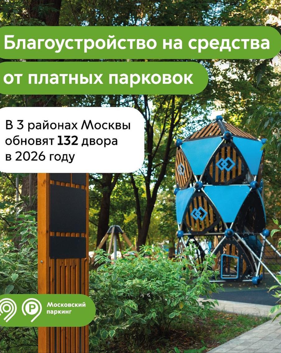 Максим Ликсутов: в трёх столичных районах обновят более 130 дворов на средства от платных парковок. По словам заместителя мэра Москвы в правительстве Москвы по вопросам транспорта и промышленности Максима Ликсутова, средства, поступающие от оплаты уличных парковок, ежегодно направляют на благоустройство дворовых территорий