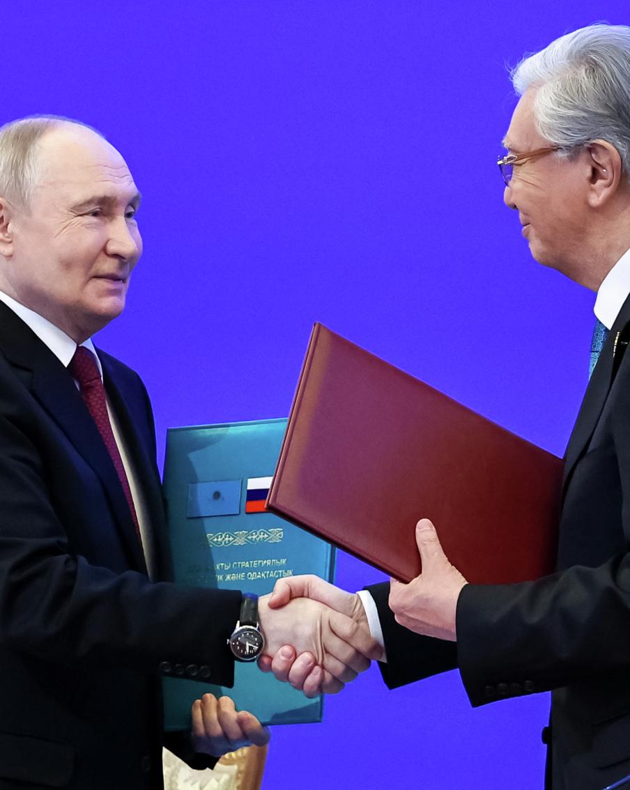 Владимир Путин назвал переговоры с Токаевым в Астане результативными