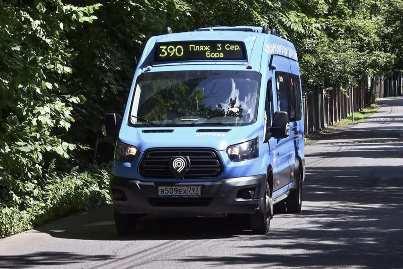 На маршруте №390 до Серебряного Бора совершили более 100 тыс. поездок