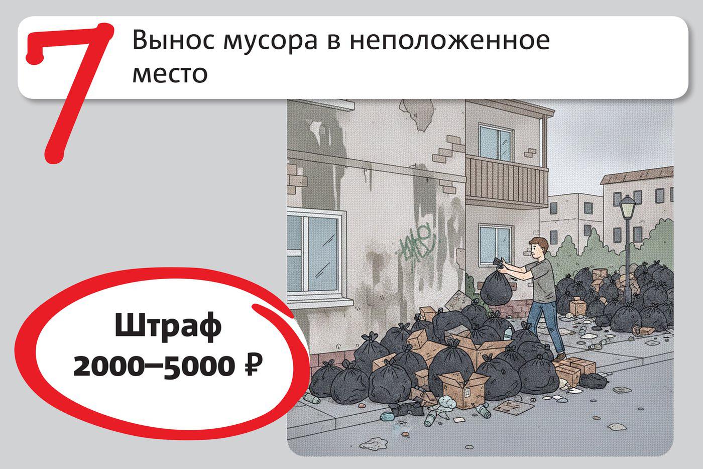За что и на сколько могут оштрафовать собственника недвижимости в многоквартирном доме