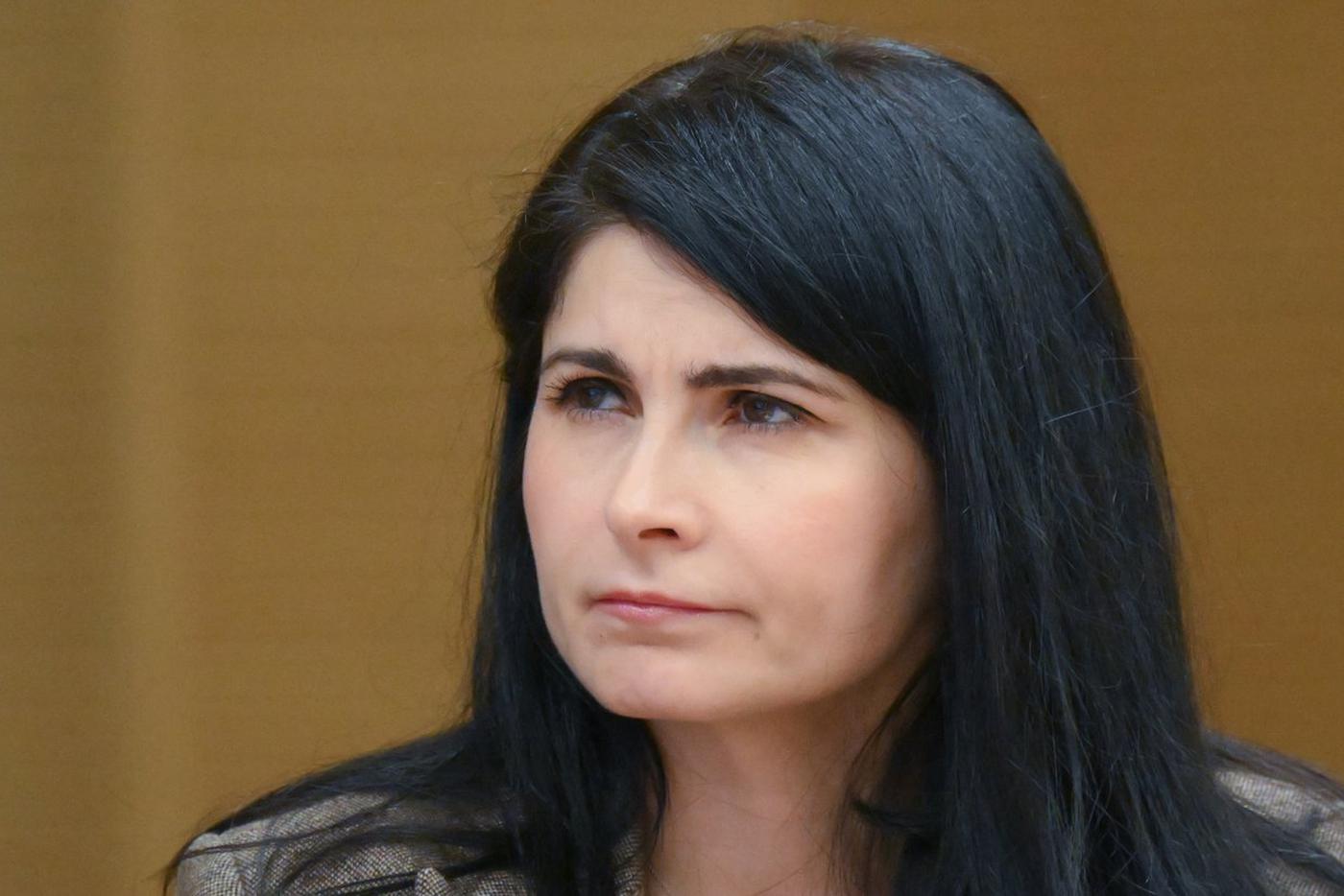 Ева Меркачёва на заседании Совета при президенте РФ по развитию гражданского общества и правам человека.