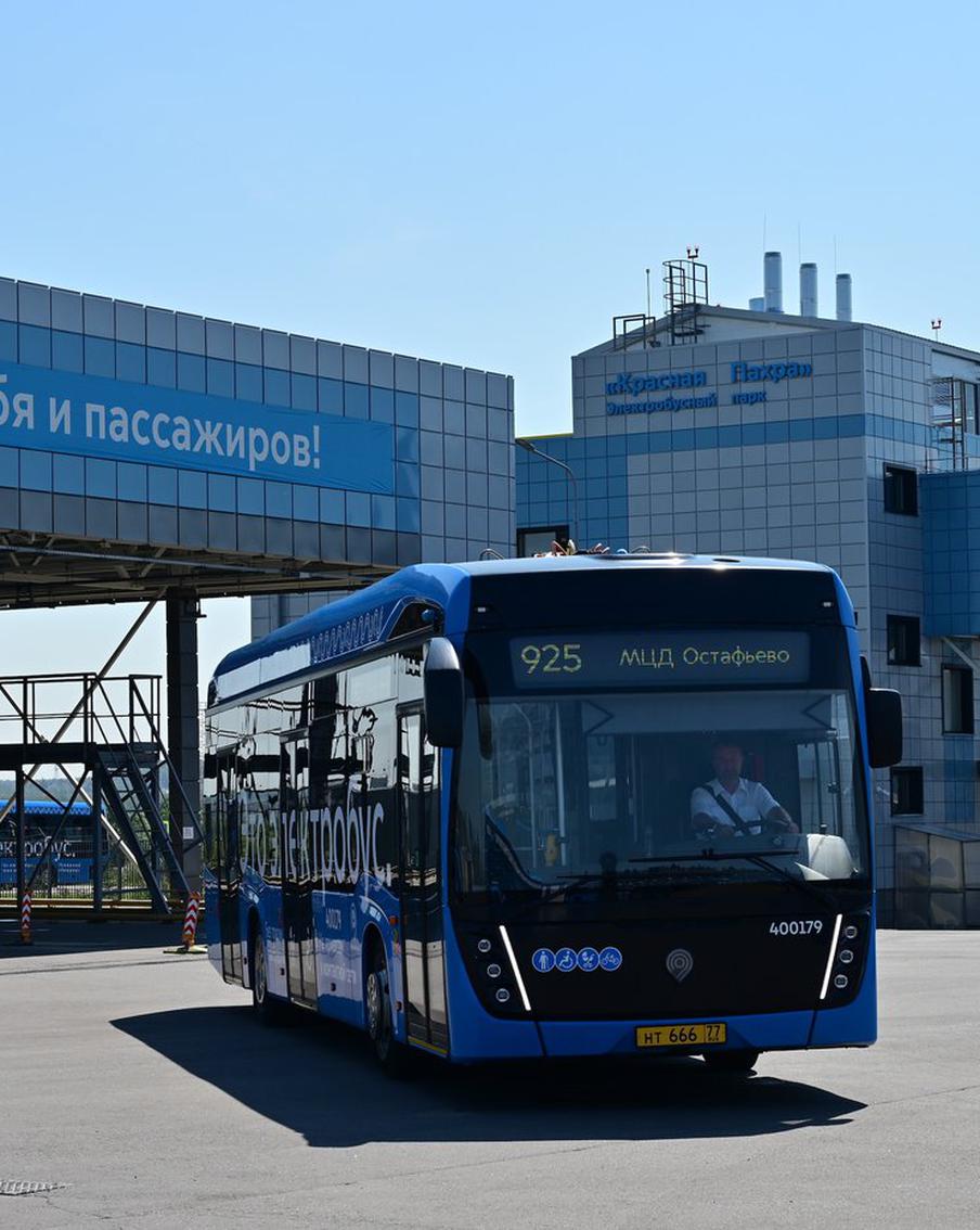 40 электробусных маршрутов действуют на территории ТиНАО