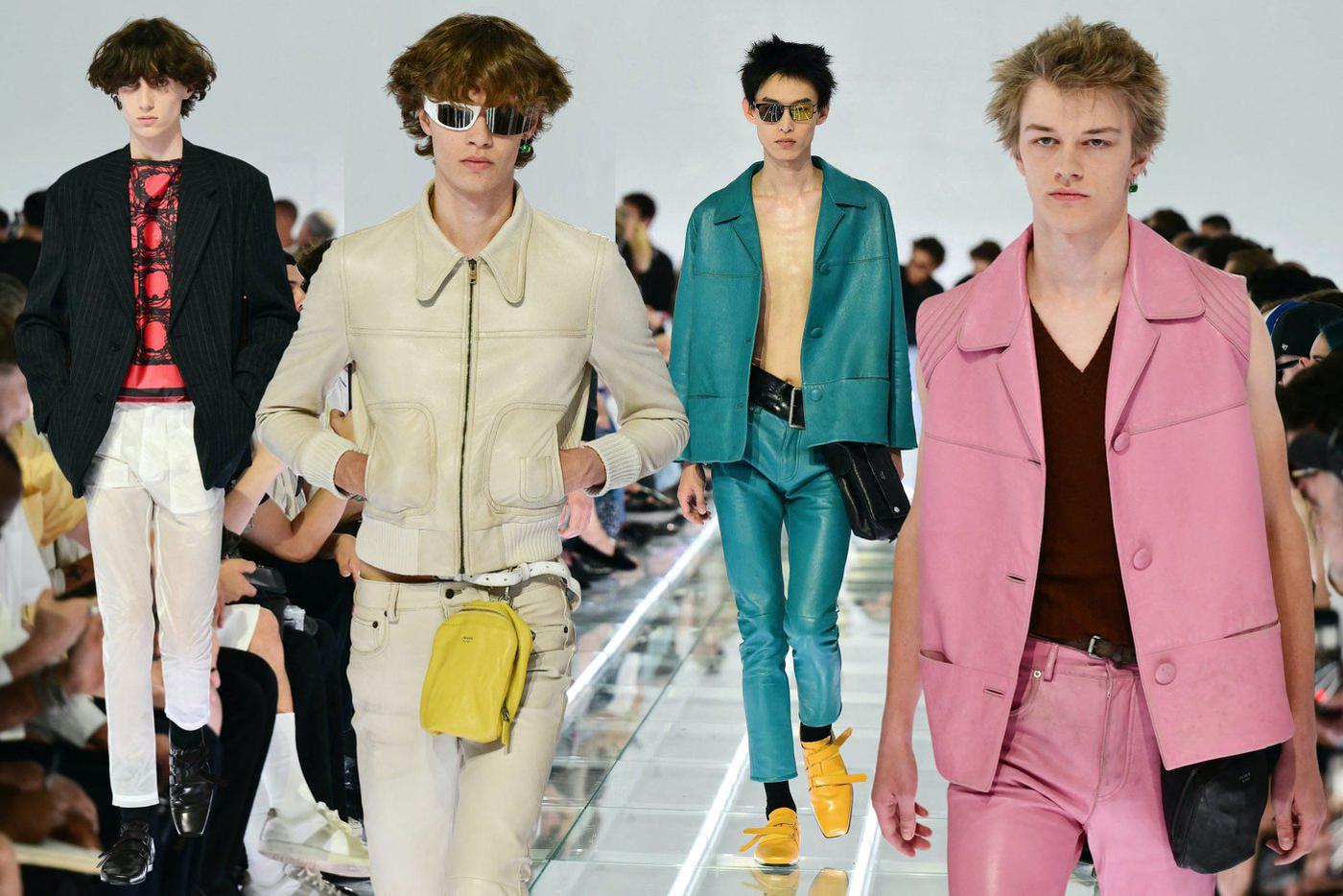 Модели на показе Prada.