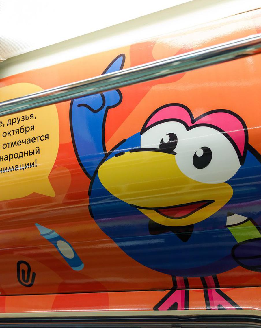 Работу тематического поезда с мультперсонажами продлили до конца лета
