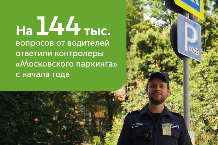 Максим Ликсутов: контролёры "Московского паркинга" помогли водителям уже более 144 тыс. раз с начала года