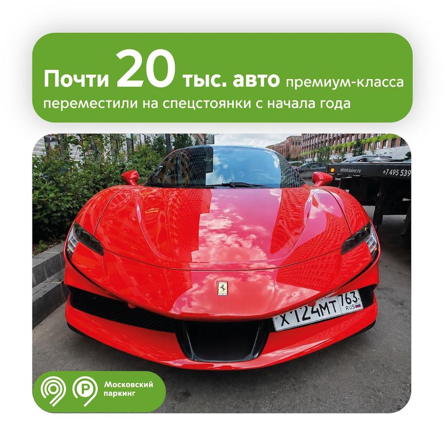 Максим Ликсутов: почти 20 тысяч премиальных авто переместили эвакуаторы "Московского паркинга" с начала года