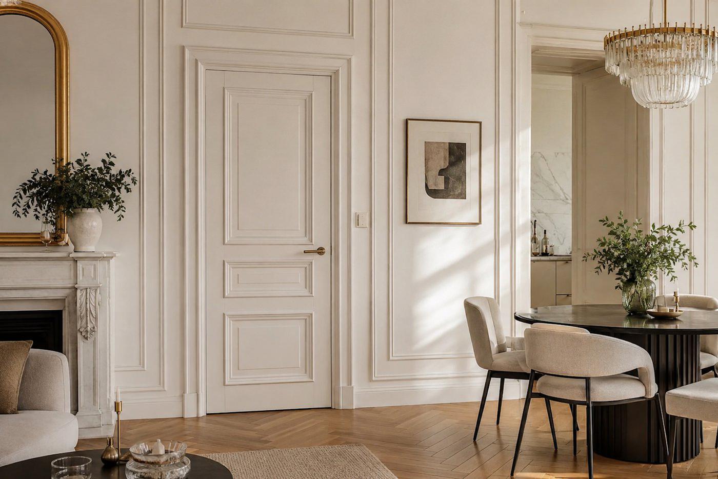 Классические варианты дверей всегда актуальны, но подойдут не к каждому интерьеру.