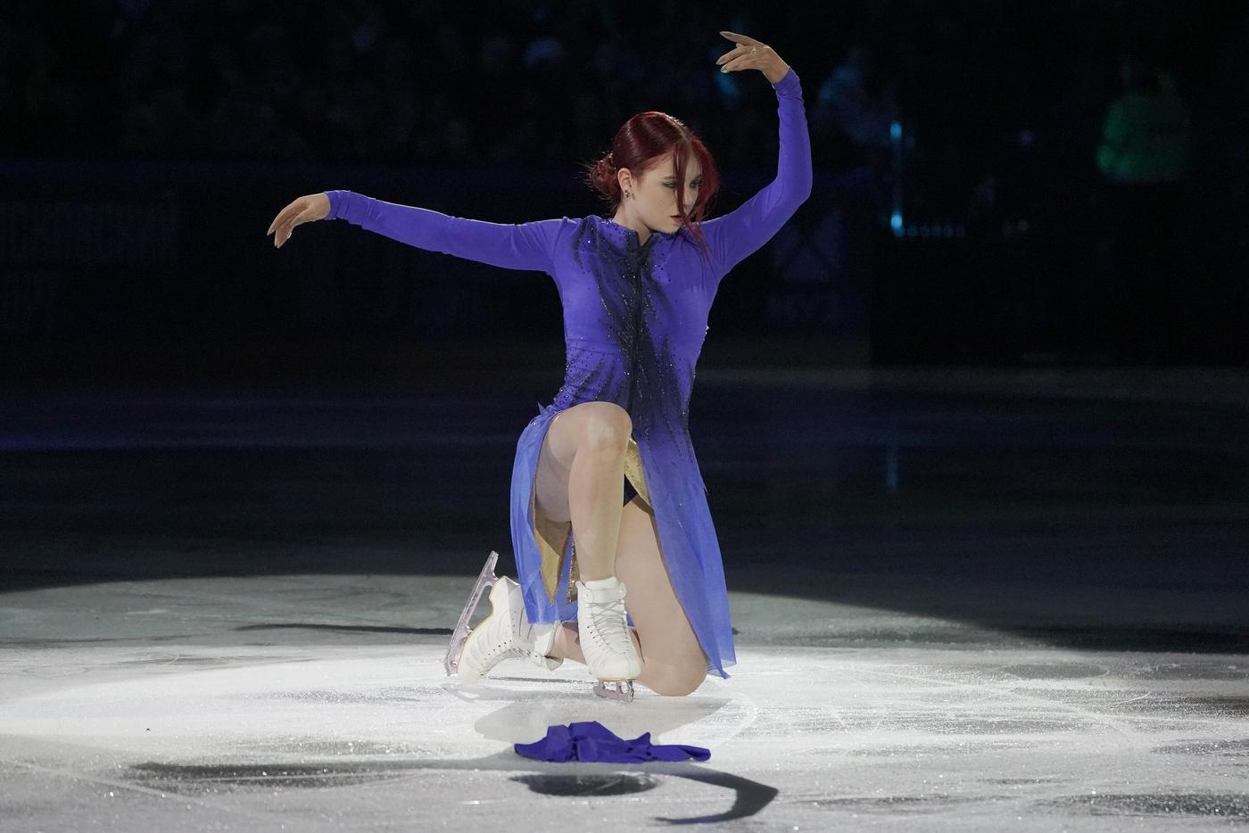 Александра Трусова обычно балует зрителей сложнейшими трюками.