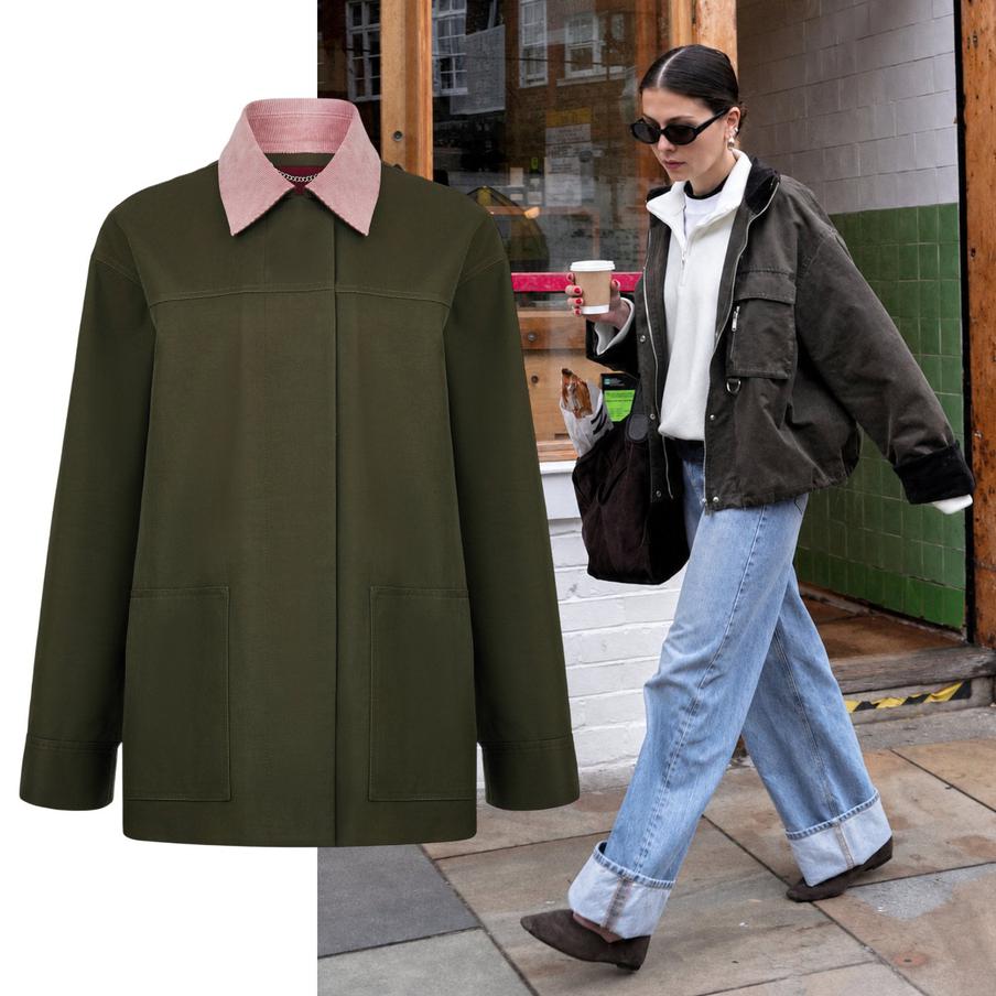 Куртка рабочего из хлопка Fashion Rebels (8970 ₽)