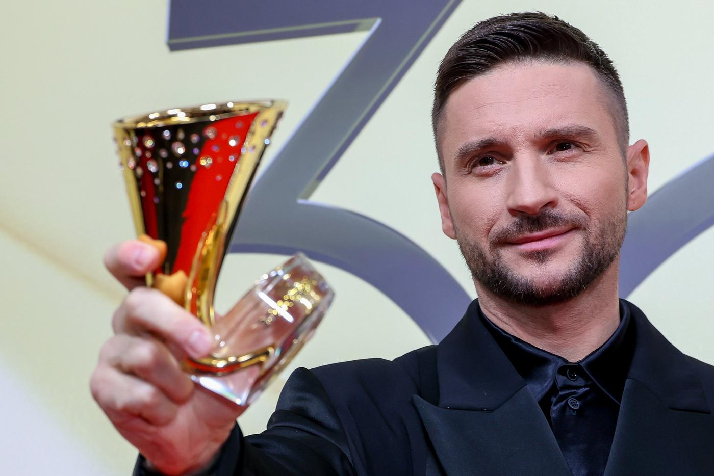 Сергей Лазарев на церемонии вручения "Золотого граммофона".