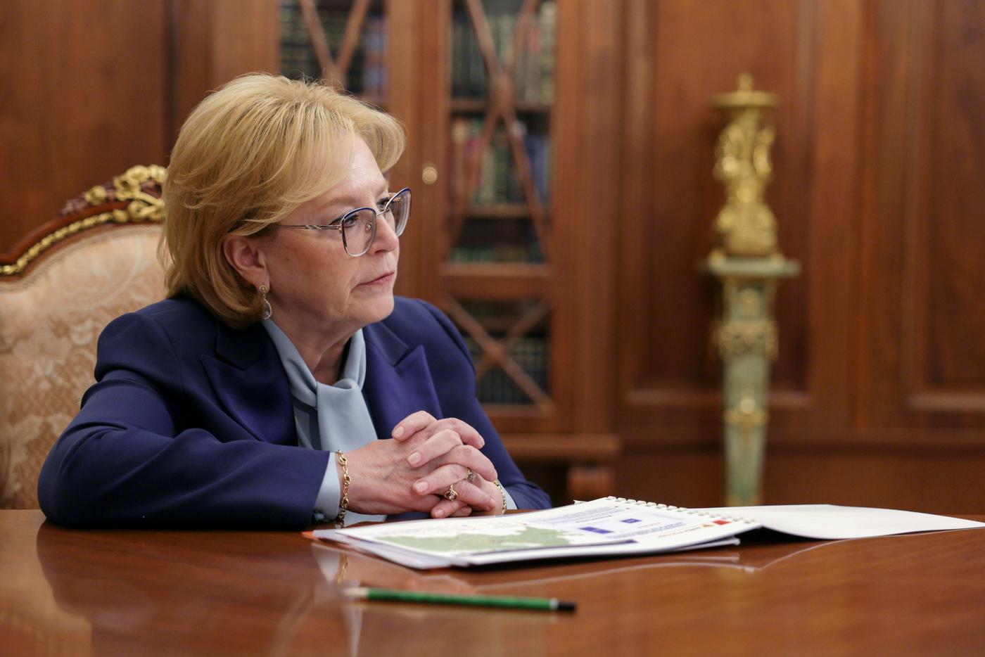 Скворцова рассказала Путину о ситуации с донорскими ресурсами