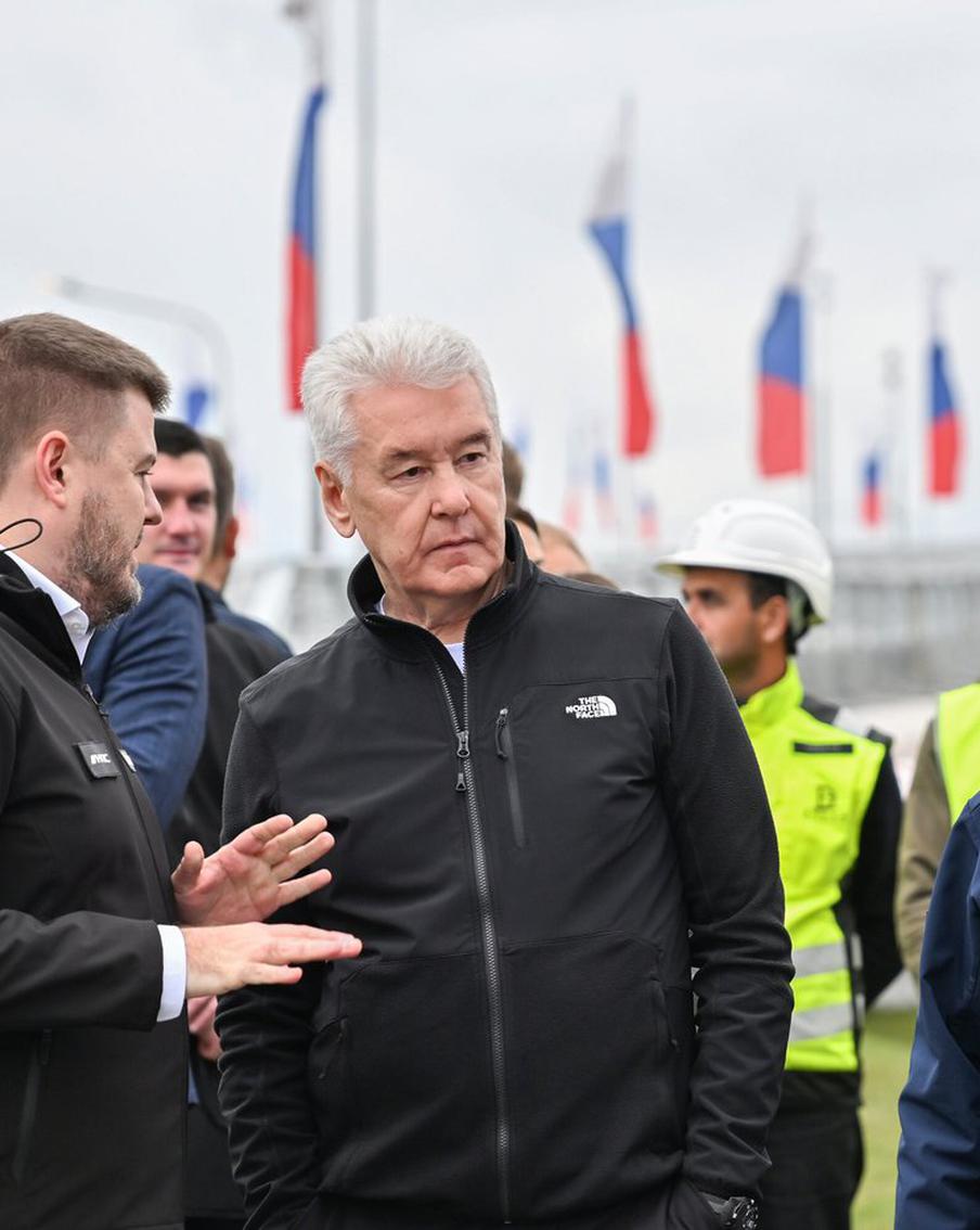 Сергей Собянин открыл новый участок Московского скоростного диаметра