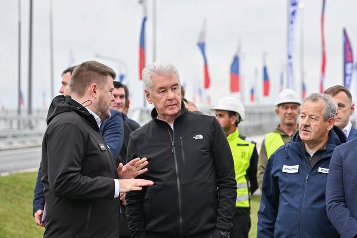 Сергей Собянин открыл новый участок Московского скоростного диаметра