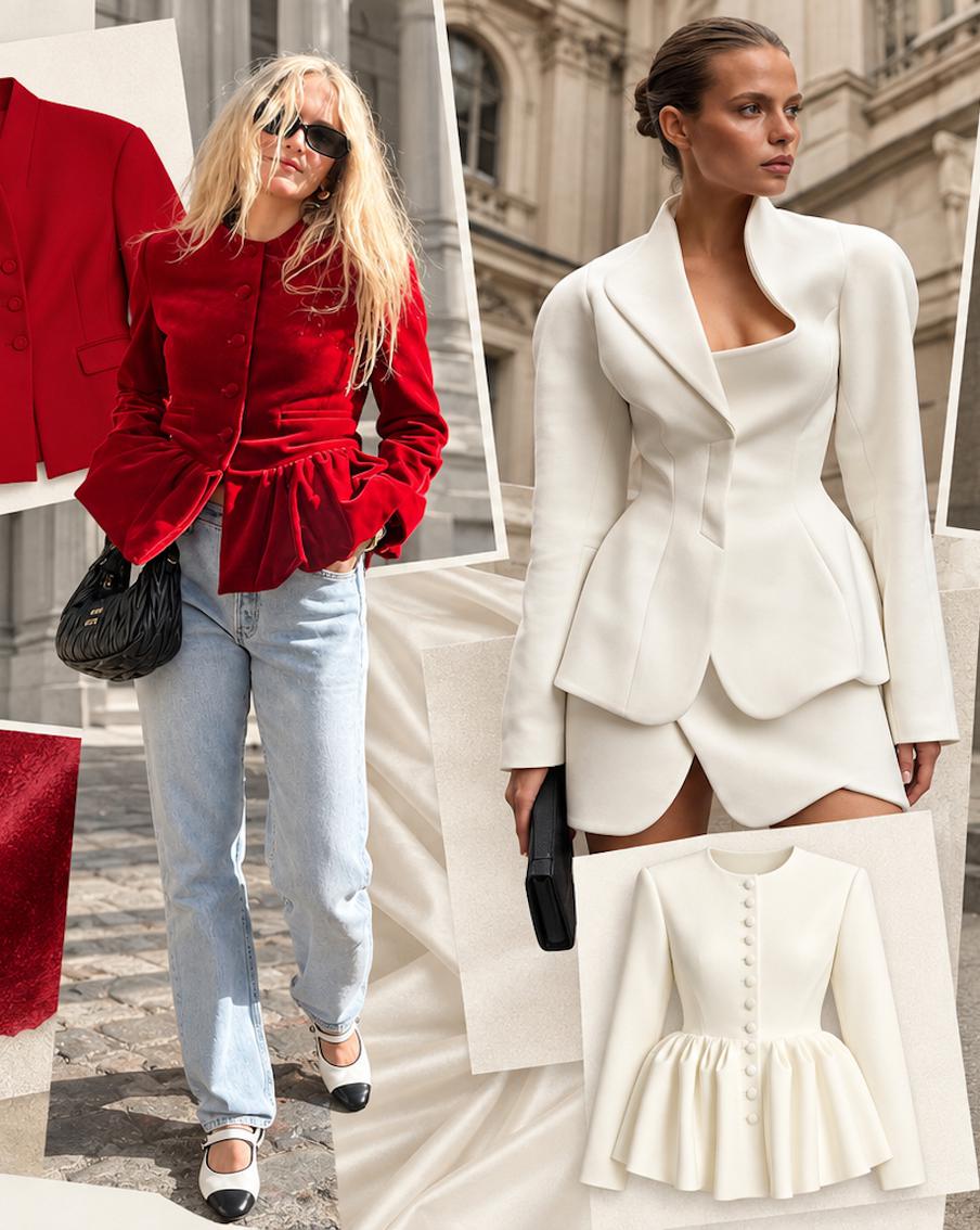 Этот жакет делает фигуру выразительнее: как носить баску в стиле Dior Bar