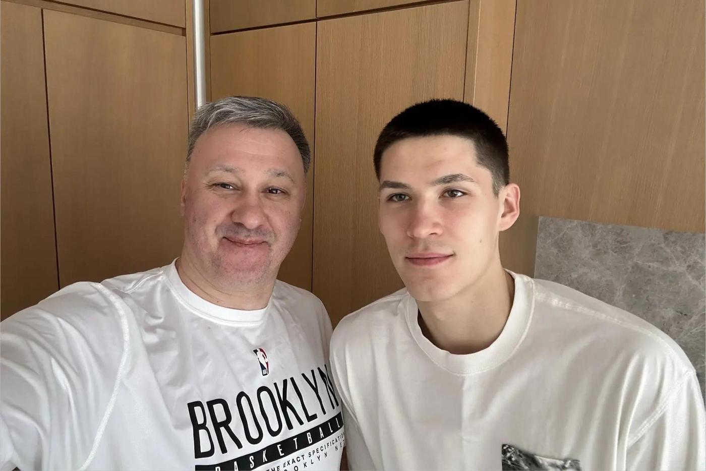 Владимир Дёмин с Егором.