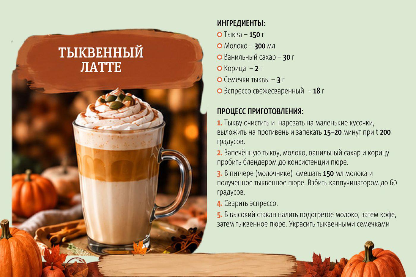 Тыквенный латте.