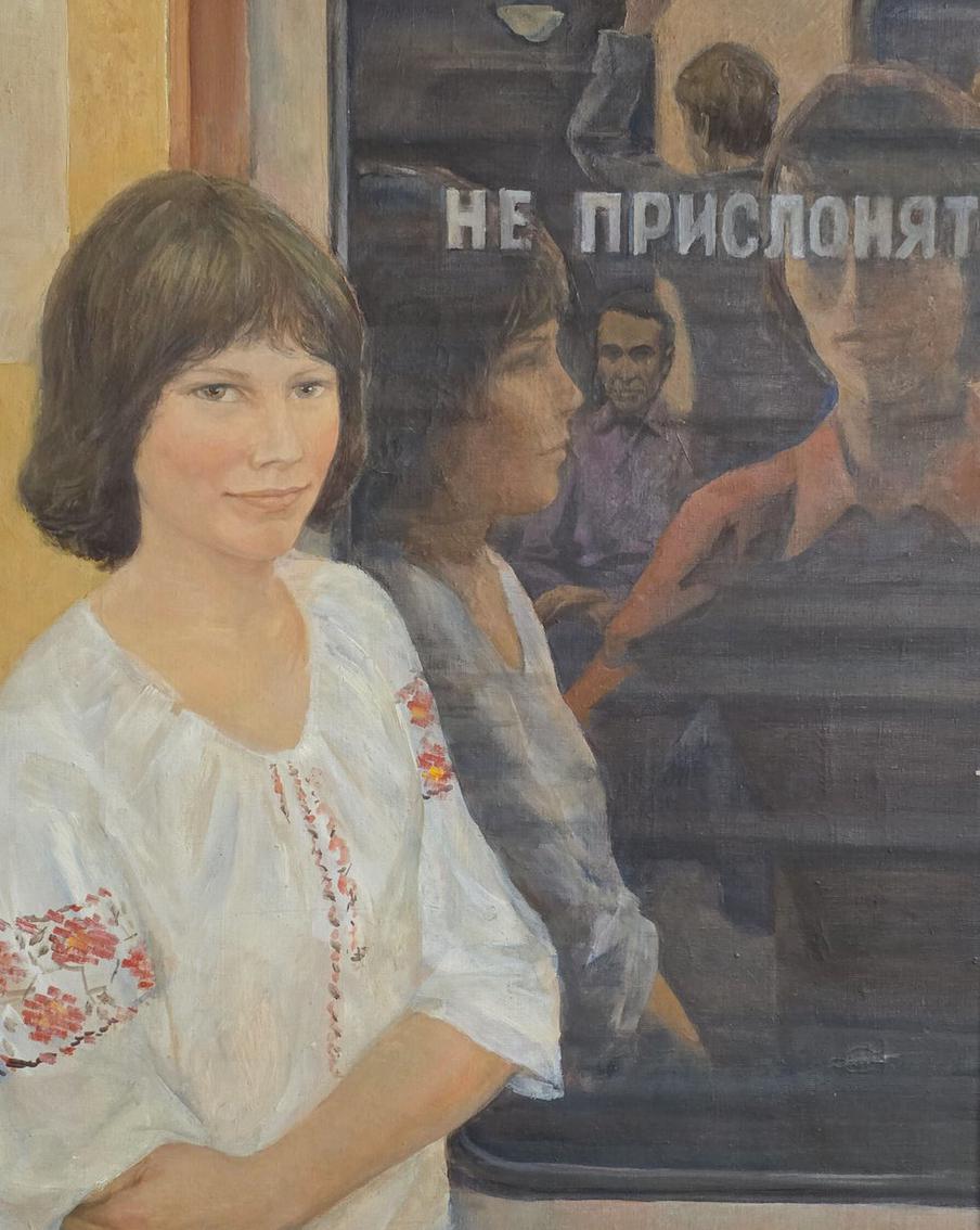 Игорь Штеренберг. В метро. 1977 г.