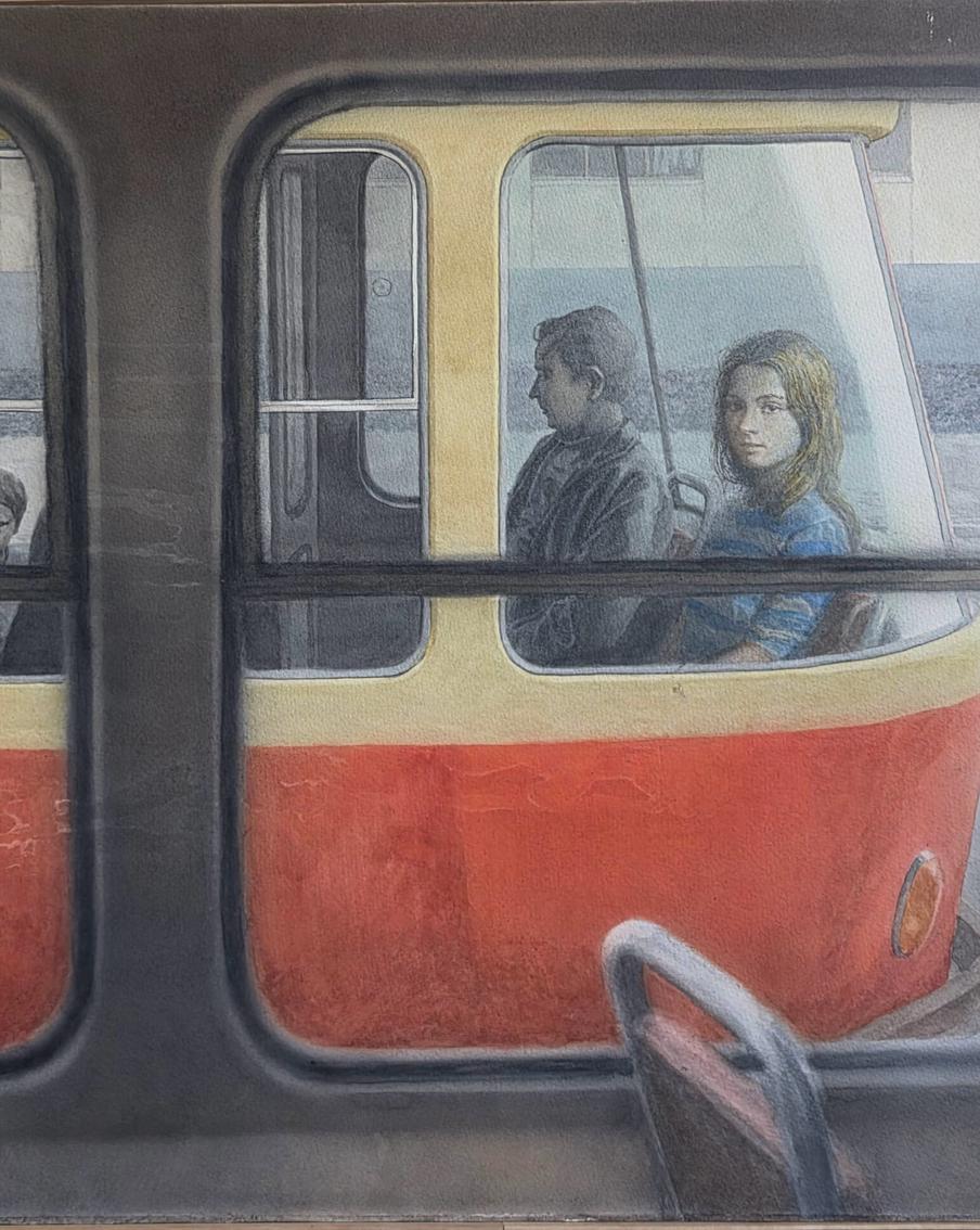Игорь Штеренберг начал первым рисовать в метро: что привлекало художника в транспорте