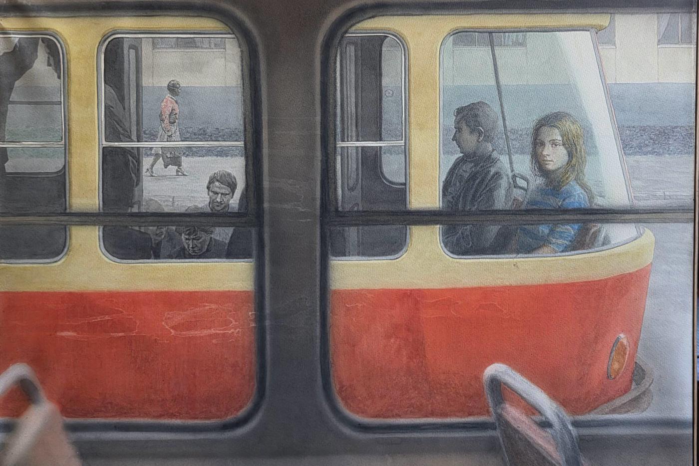 Игорь Штеренберг начал первым рисовать в метро: что привлекало художника в транспорте