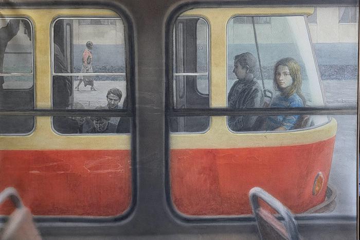 Игорь Штеренберг начал первым рисовать в метро: что привлекало художника в транспорте