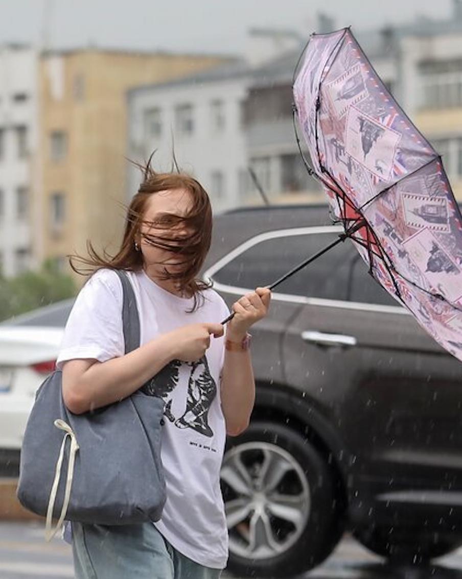 Гроза с порывистым ветром накроет Москву в ближайшие три часа. Непогода сохранится до десяти часов вечера