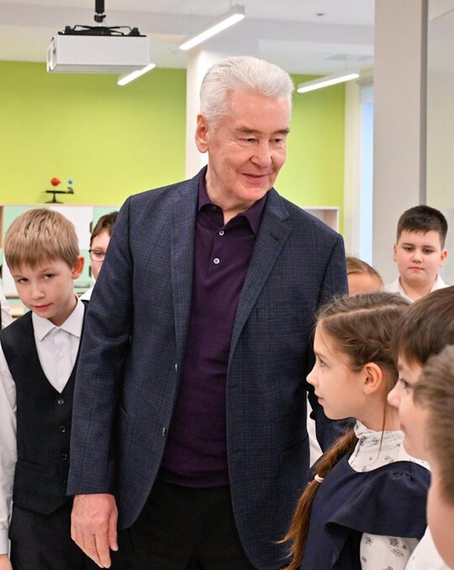 Мэр Москвы поделился планами по развитию образовательных учреждений на юго-западе столицы