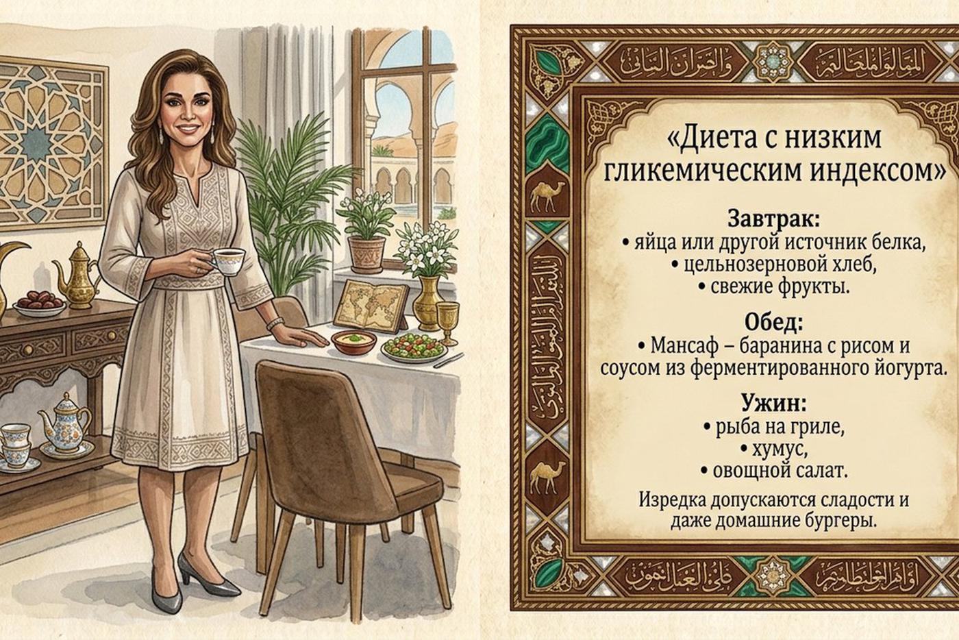 Примеры блюд из меню