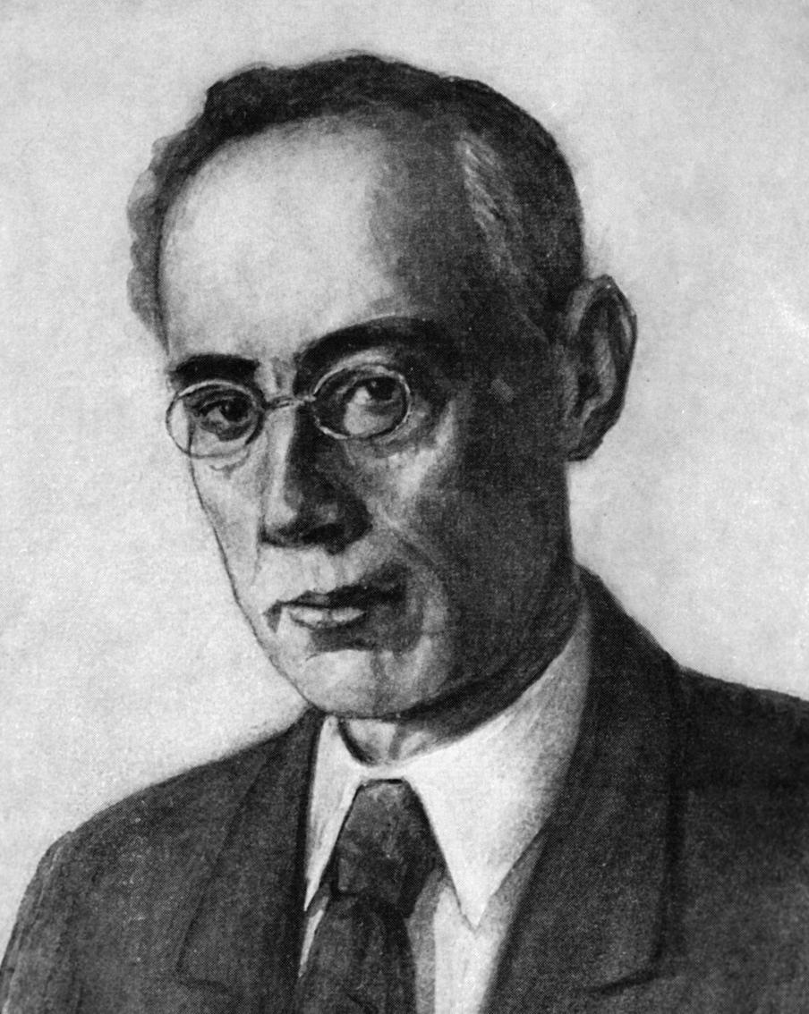 1940 год. Александр Романович Беляев. Писатель, один из основоположников советской научно-фантастической литературы.