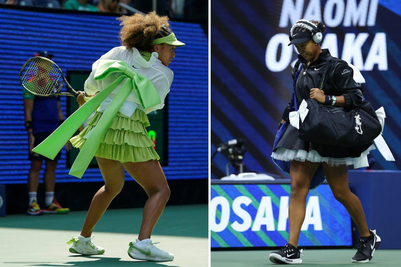 Наоми на турнире US Open в 2024 году.
