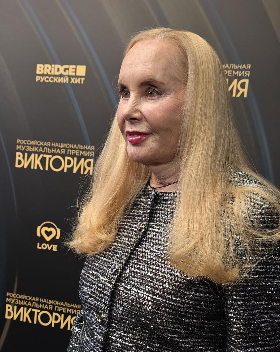 Нелли Кобзон на гала-ужине премии "Виктория".