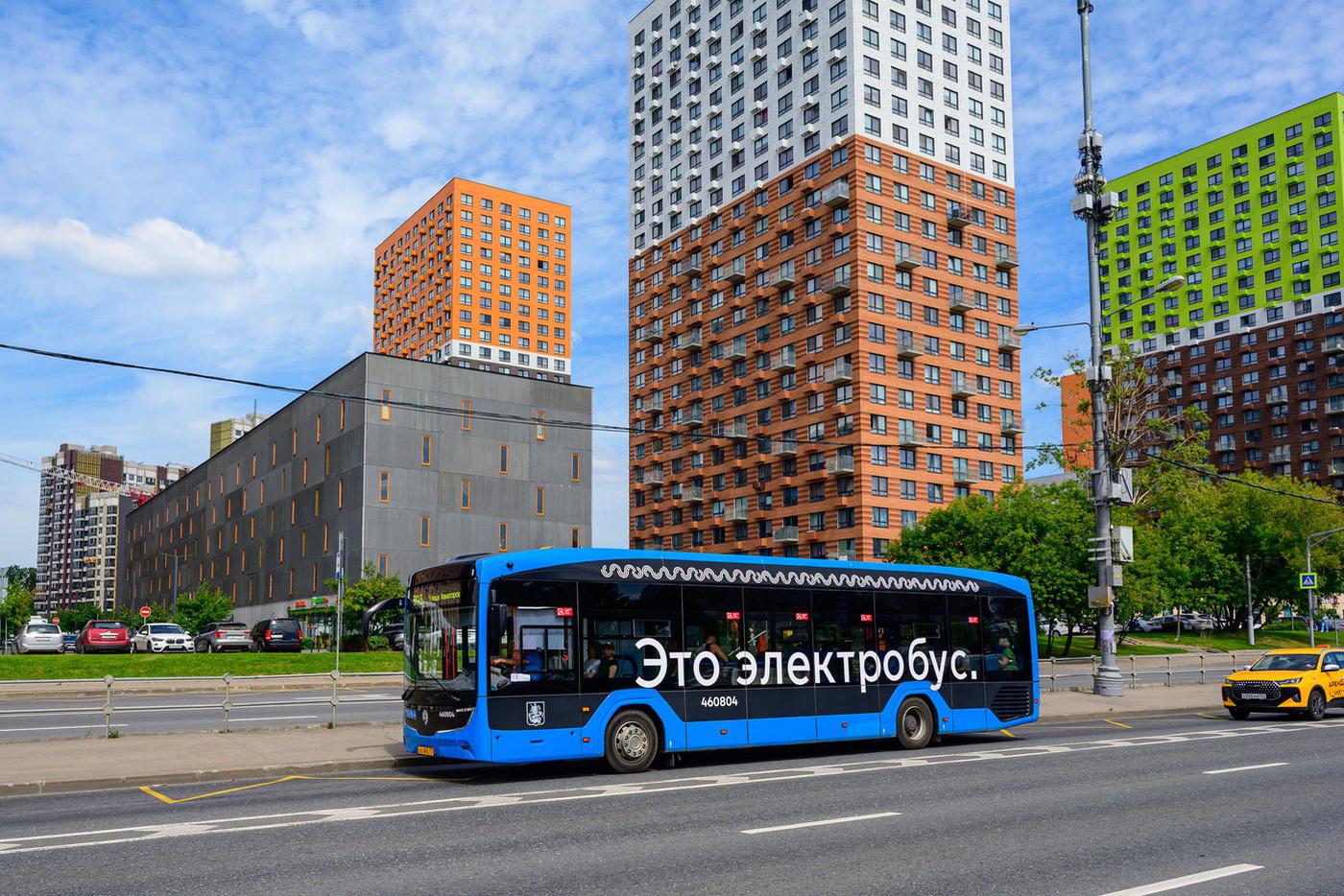 Новый электробусный маршрут № 324 заработал на северо-западе Москвы