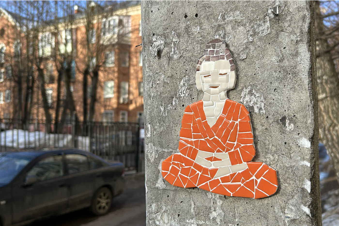 От этих работ город становится веселее.