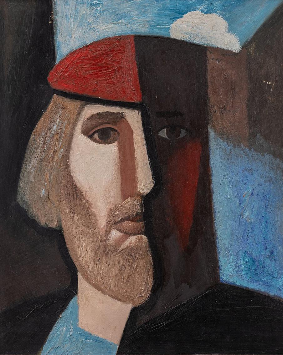 Иван Лубенников. В красной кепке. 1979 г. Собрание В. Харлова и В. Ушаковой.