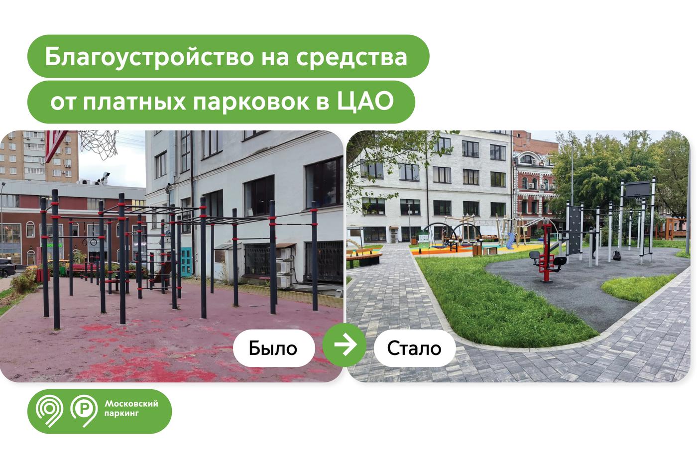 Обновление дворов за счёт платных парковок: итоги благоустройства в Центральном округе