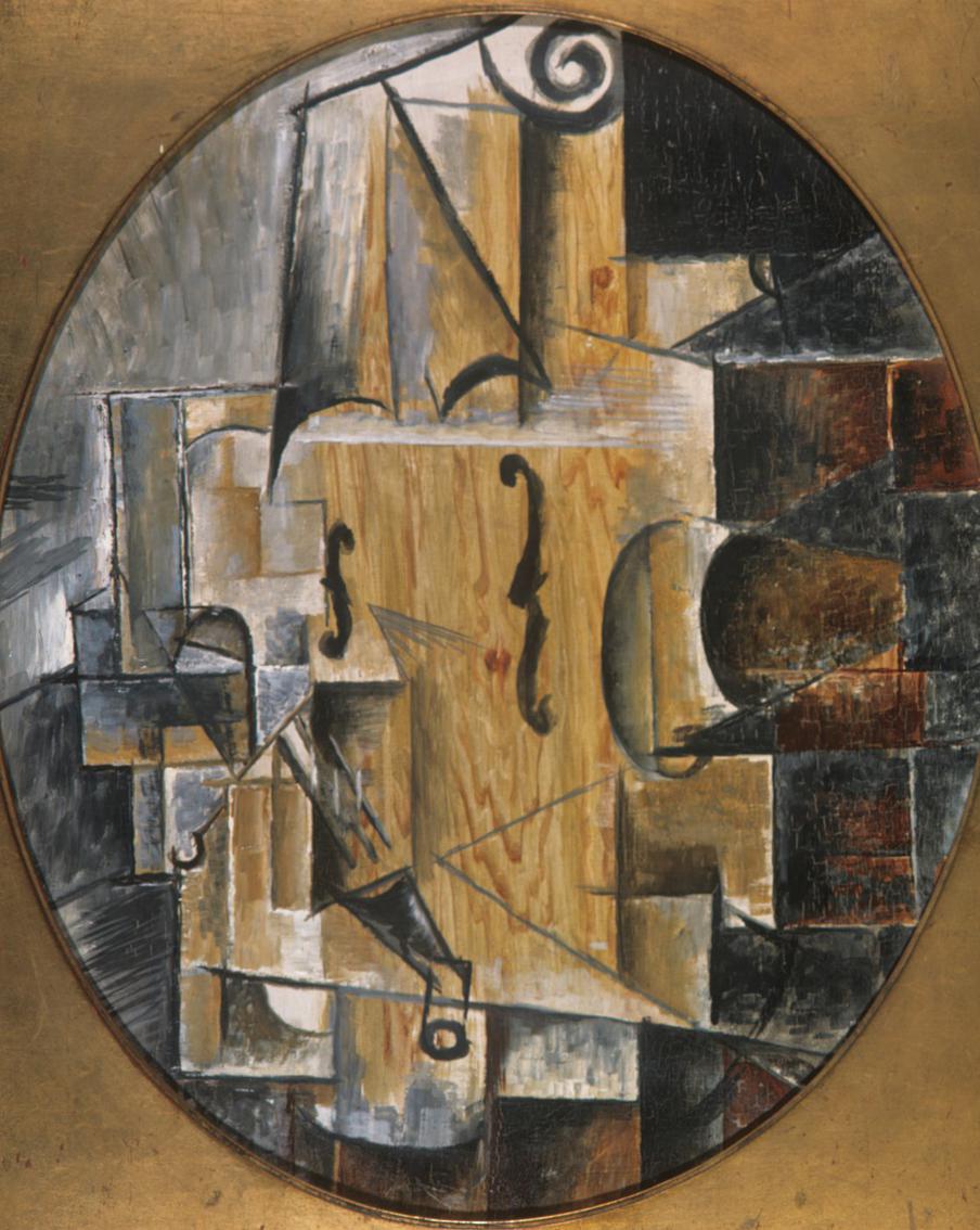 Пабло Пикассо. "Скрипка". ГМИИ имени А.С. Пушкина.