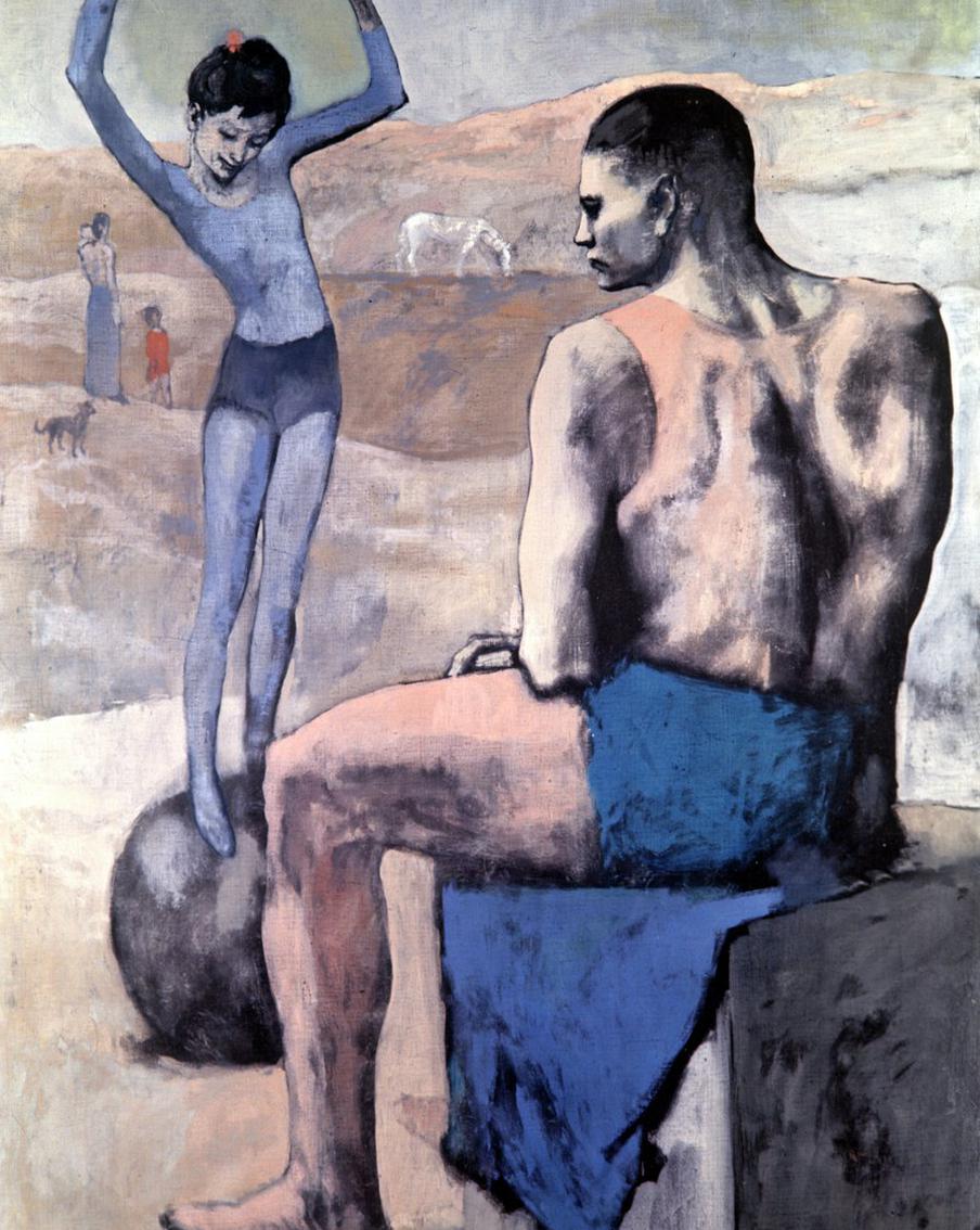 Пабло Пикассо. "Девочка на шаре". 1905 год. ГМИИ имени А.С. Пушкина.