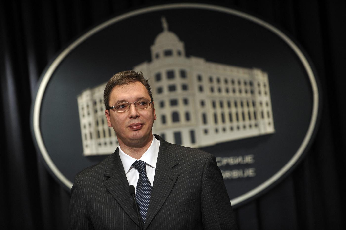 2013 год, премьер-министр Сербии Александр Вучич.