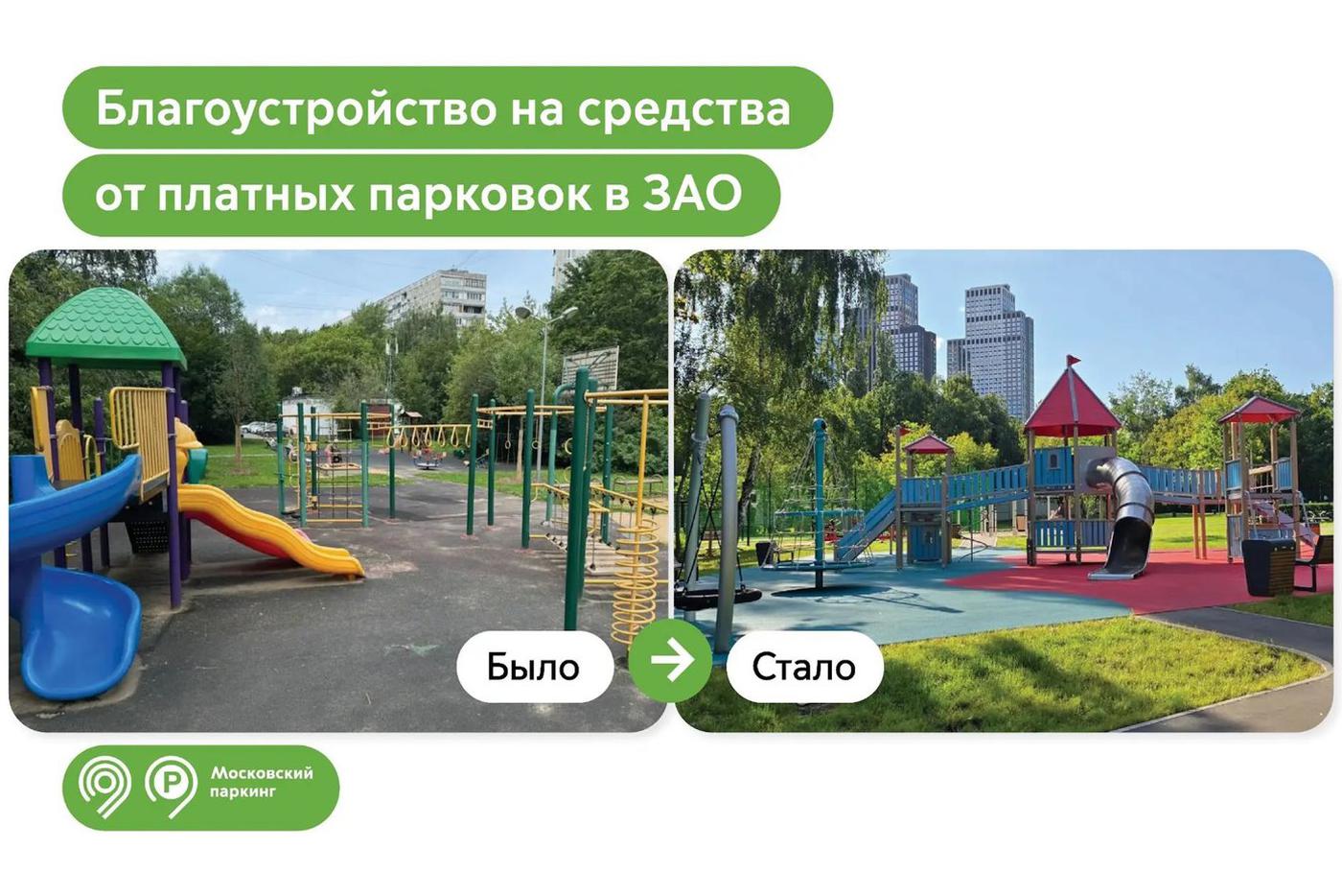 Благоустройство дворов на западе Москвы: 180 территорий обновили на средства от платных парковок